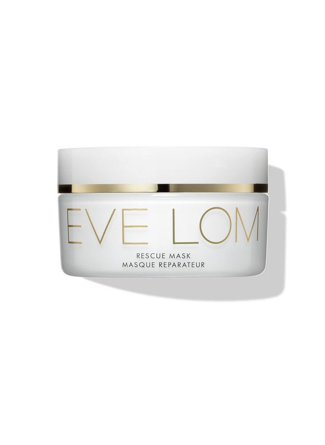 EVE LOM Rescue Facial Mask - Honey-Infused Kaolin Clay with Ground Almonds - Purifies, Conditions & Exfoliates for Brighter Complexion and Radiant Skin - Natural Ingredients (100 ml)
