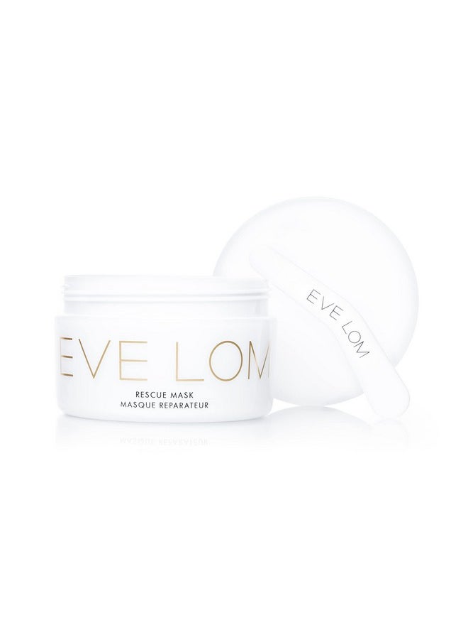EVE LOM Rescue Facial Mask - Honey-Infused Kaolin Clay with Ground Almonds - Purifies, Conditions & Exfoliates for Brighter Complexion and Radiant Skin - Natural Ingredients (100 ml)