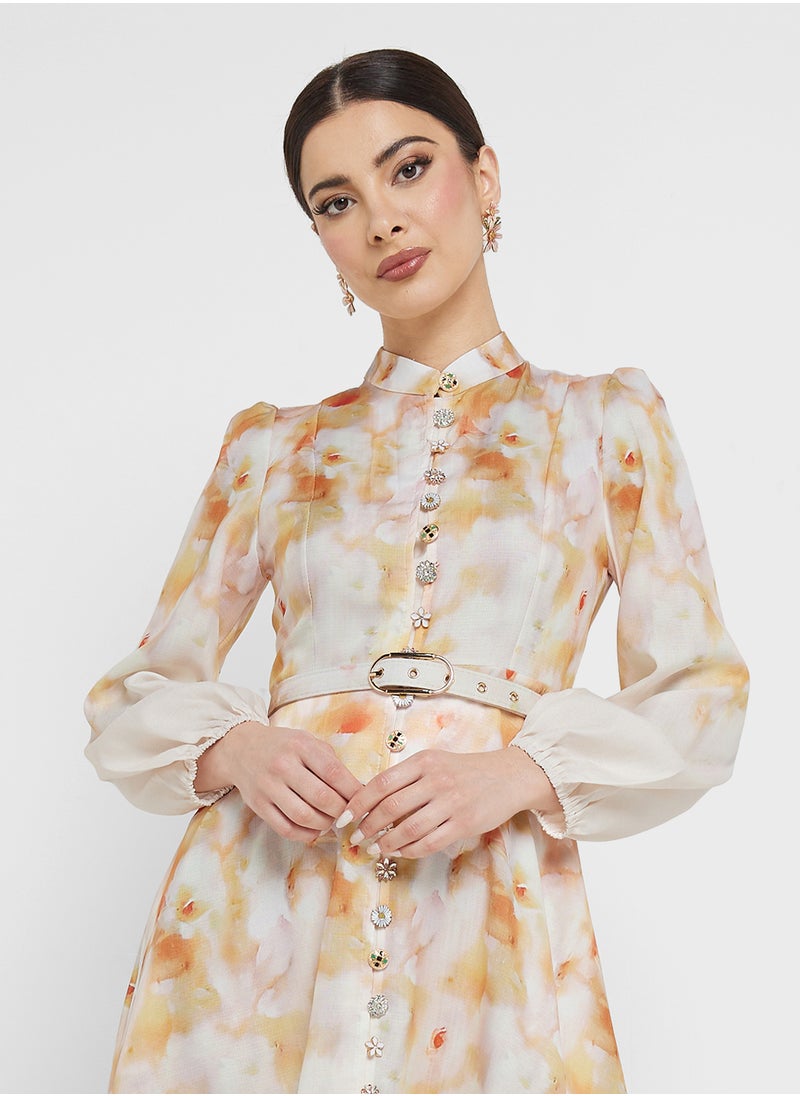Lace A-Line Dress