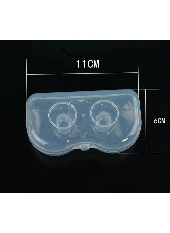 Nipple Shields For Nursing Newborn For Women Breastfeeding Baby Premium Contact Nippleshield For With Latch Difficulties Or Flat Or Inverted Nipples Clear (20Mm/0.78Inch, 2, Count)
