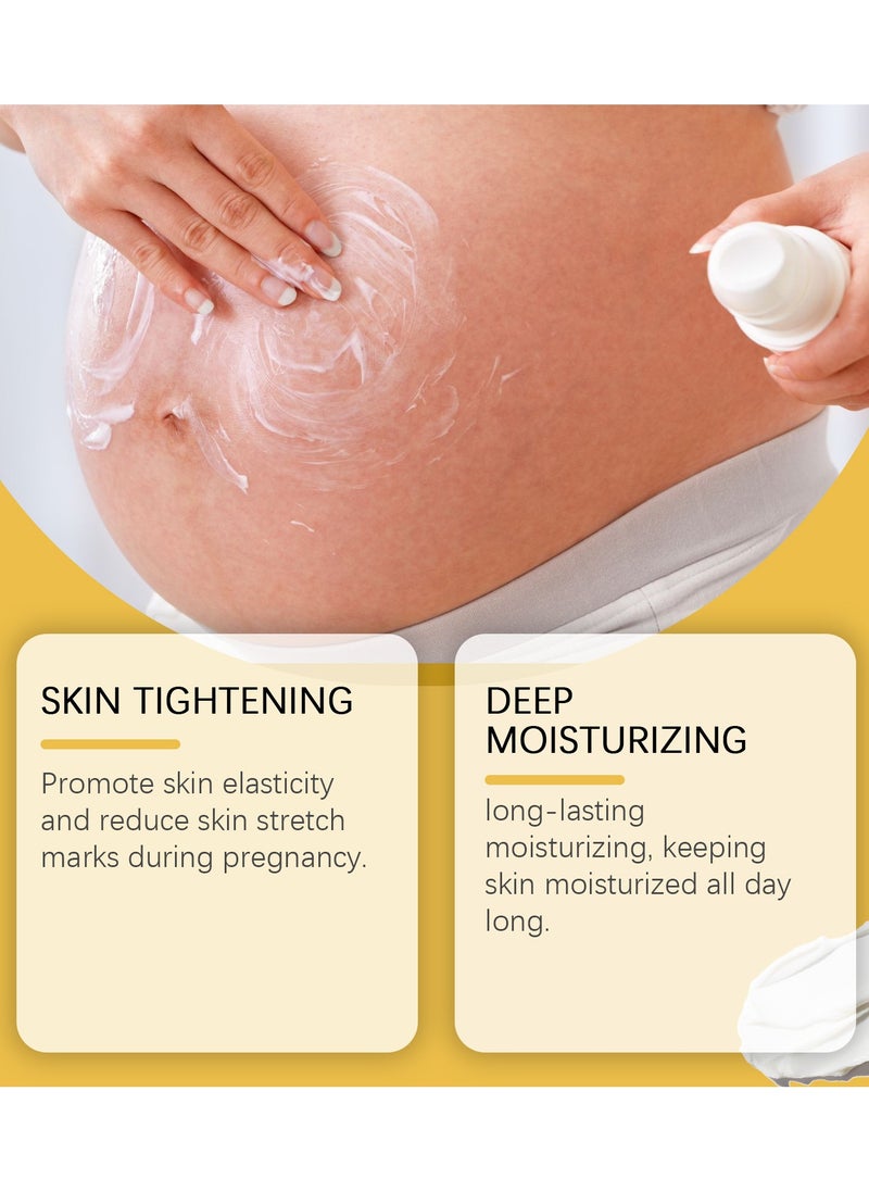 2-PACKS Rose Stretch Marks Removal Cream, Scar Reduction & Deep Stretch Mark Treatment, Hydrating Skin Repair Cream for Pregnancy, Increases Elasticity 40g*2