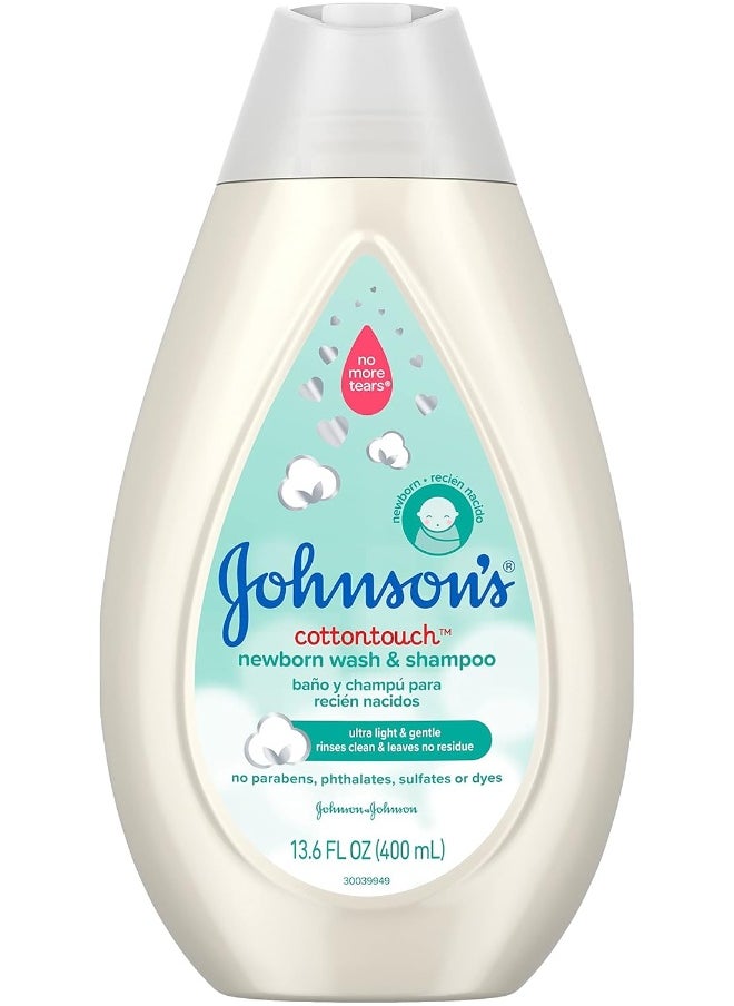 Johnson's CottonTouch Newborn Baby Body Wash & Shampoo