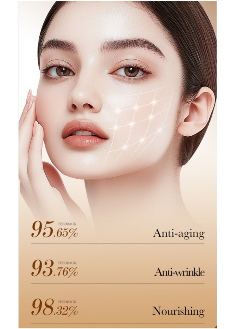 Anti Wrinkle Collagen Skin Care Set Nourishing Whitening Moisturizing Fast Absorbing Anti Aging Smooth and Soft Skin Remove Wrinkles and Dullness 6pcs Set
