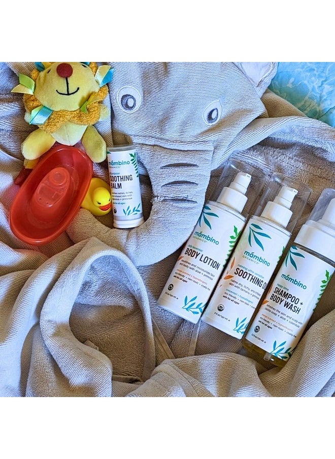 Soothing Baby Oil - Organic, Unscented Oil With Jojoba & Evening Primrose - Gentle For Hair & Dry, Irritated, Itchy Skin - Cruelty-Free Baby Oils For Baby & Kids, 5 Fl Oz