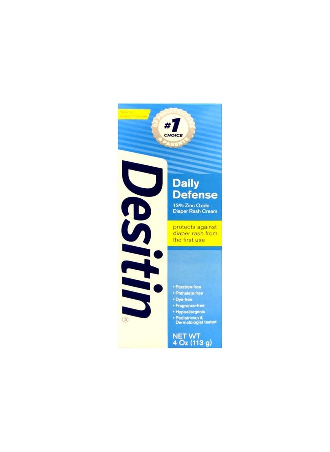 Rapid Relief Zinc Oxide Diaper Rash Cream 4 Oz (Pack Of 2)