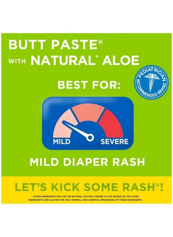 With Natural* Aloe Diaper Rash Cream, Ointment For Baby, 4 Oz Tube, 2 Pack