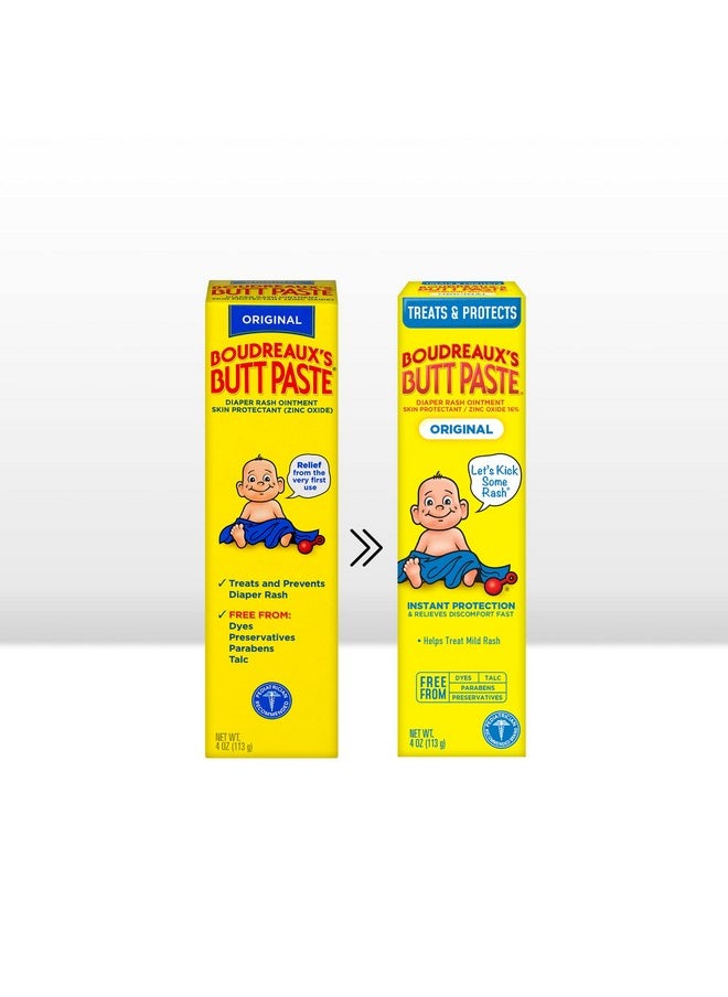 Utt Paste Diaper Rash Ointment, 4 Oz, 3 Pack