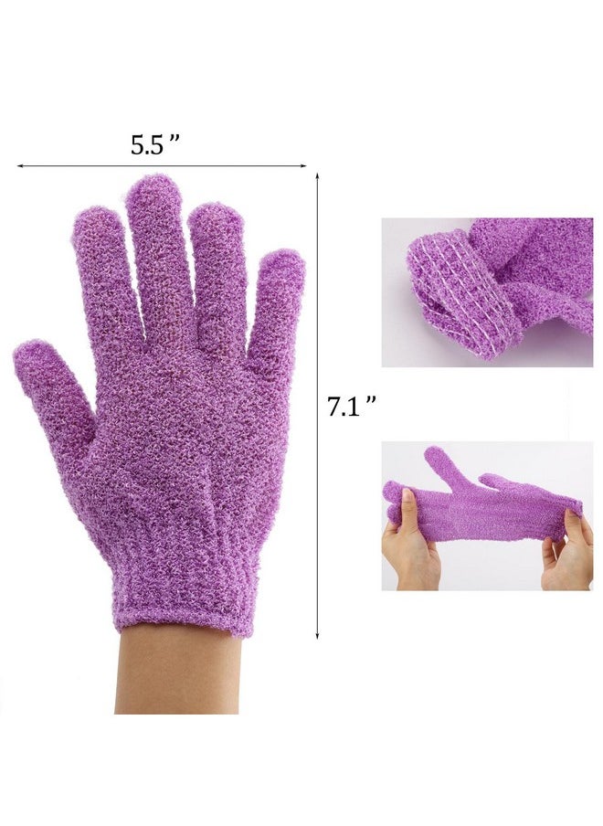 24 Pcs Shower Exfoliating Gloves Hand Exfoliating Glove Body Scrubber Loofah Washing Gloves For Shower, Spa, Massage And Body Scrubs, Dead Skin Cell Remover