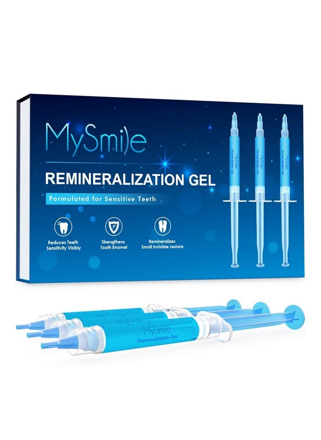 Remineralization Gel, Remineralizing Gel For Reduce Teeth Sensitivity After Teeth Whitening, Teeth Desensitizing Gel, Strengthen Tooth Enamel, Great For Sensitivity Treatment, 3Ml*3Pcs