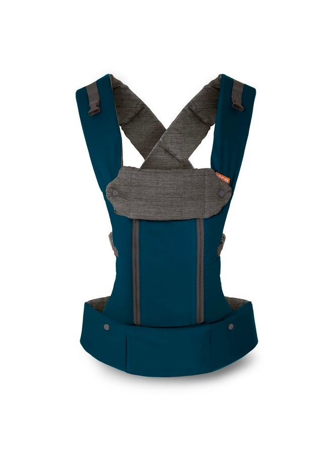 8 Hybrid Newborn To Toddler Carrier (7-45Lbs) - All In 1 Mesh Toddler Carrier - Baby Carrier Backpack, Front And Hip Carrier With Adjustable Seat - Cooling Ergonomic Carrier (Teal)
