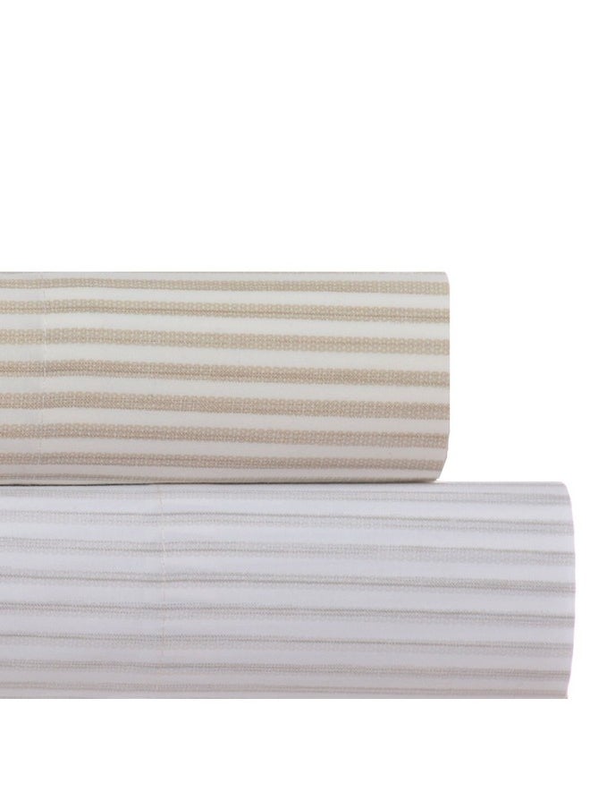 Tommy Bahama - King Sheets, Cotton Percale Bedding Set, Crisp & Cool, Stylish Home Decor (Paloma Beach Grey, King)