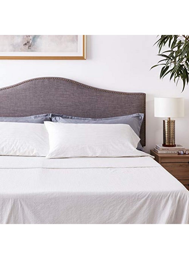 Tommy Bahama - King Sheets, Cotton Percale Bedding Set, Crisp & Cool, Stylish Home Decor (Paloma Beach Grey, King)