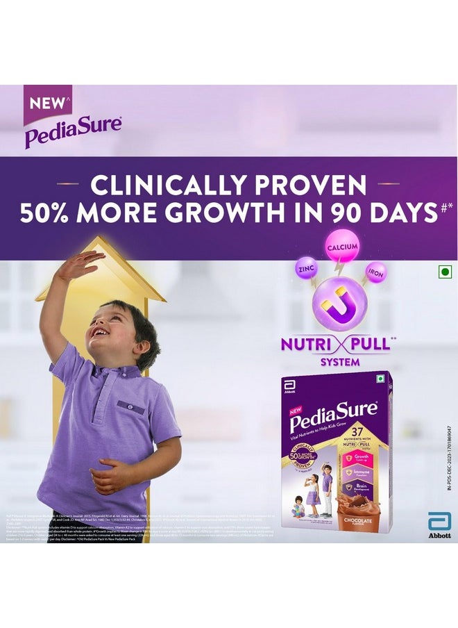 Pediasure Nutritional Drink Powder, Chocolate, Scientifically Designed Nutrition for Supporting Kids Growth 400g/375g (weight may vary)