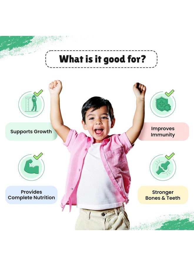 Little Joys Immunity Booster Kit For Kids 2-6 years | Nutrimix Nutrition Powder (350gm) & Multivitamin Gummies (30 Day Pack) | Improves Immunity, Gut Health, & Strength | 100% Vegetarian