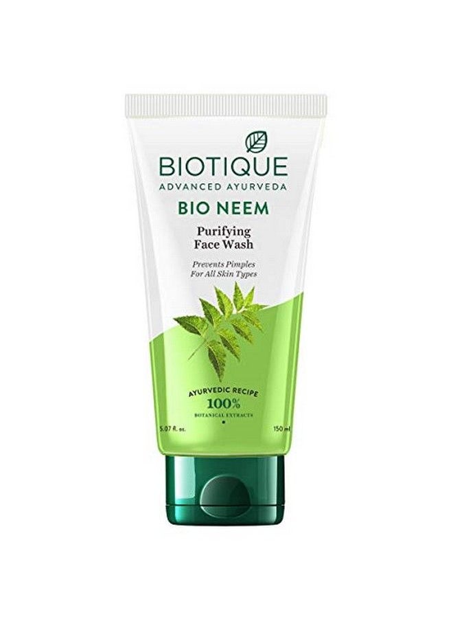 Bio Seaweed Revitalizing Anti Fatigue Eye Gel 15G & Bio Neem Purifying Face Wash For All Skin Types 150Ml