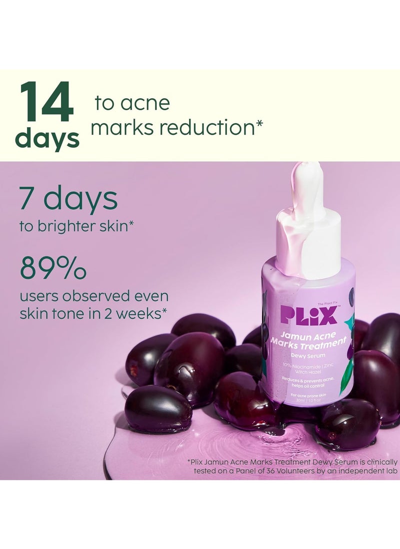 Jamun Face Wash and Acne Marks Serum Combo(100ML + 30ML) For Acne spots & Oil Control, For Breakouts | Oily & Acne Prone Skin