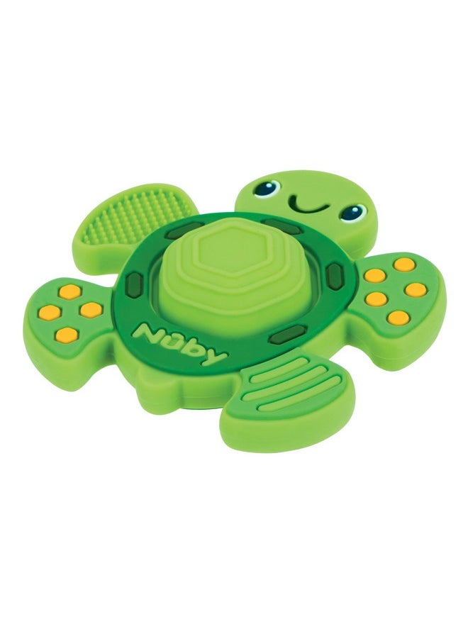 Teethe N' Pop Sensory Play Teether - Baby Teething Toy - 3+ Months - Turtle