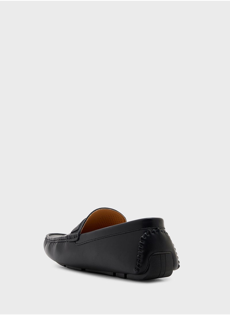 Perforated Casual Loafers