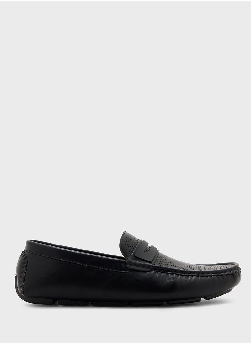 Perforated Casual Loafers