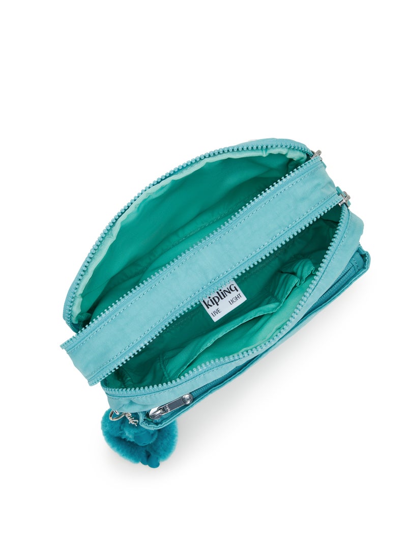 Abanu M Deepest Aqua Medium Crossbody Bag