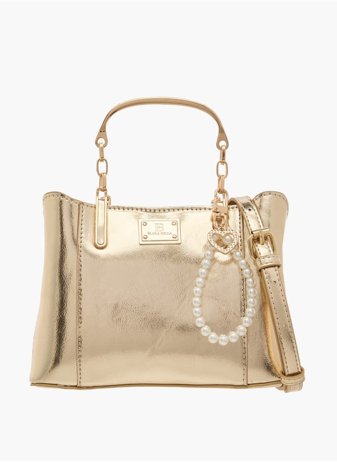 Womens Solid Tote With Zip Closure Ramadan Collection