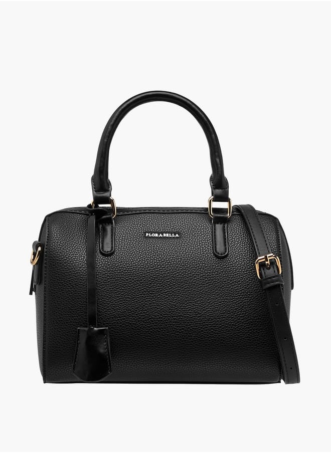 Women Textured Tote Bag with Handles and Detachable Strap