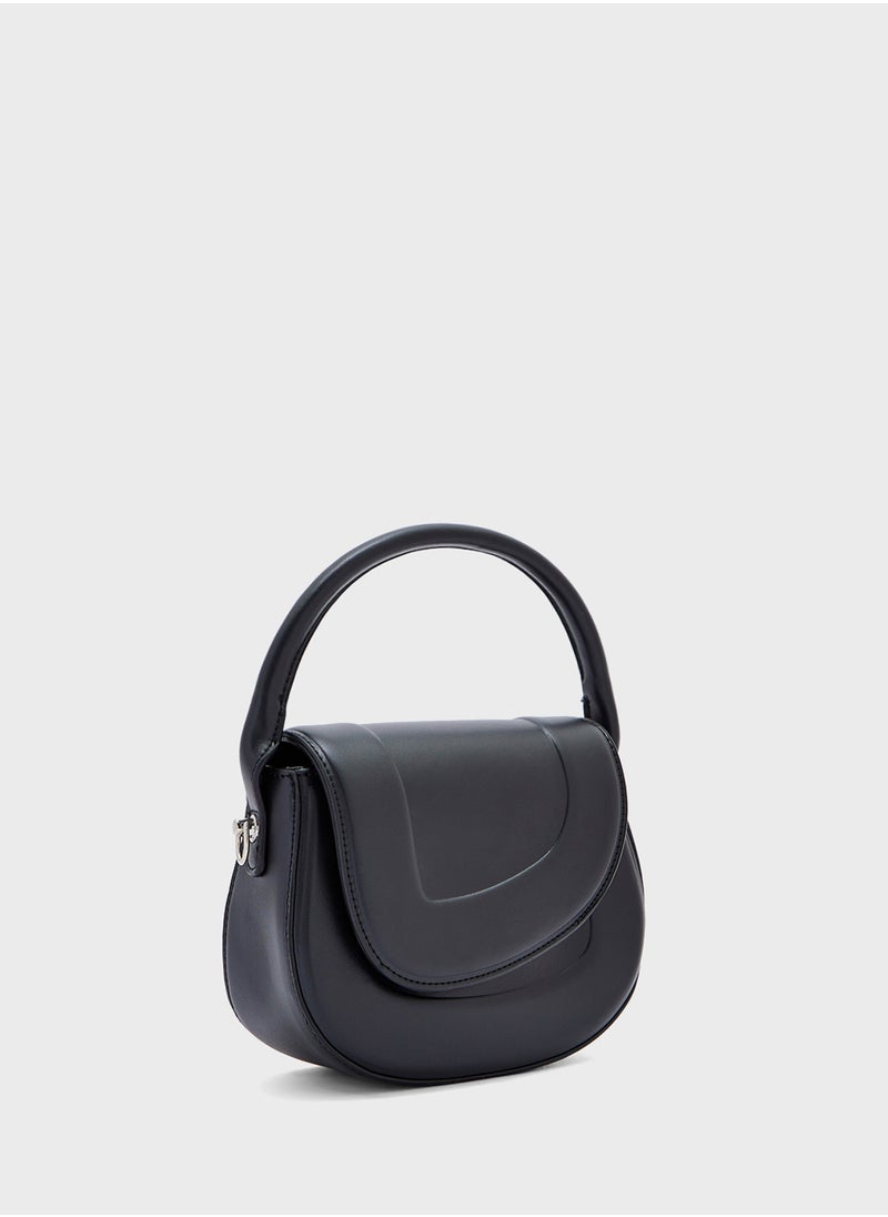 Curved Shape Satchel Bag