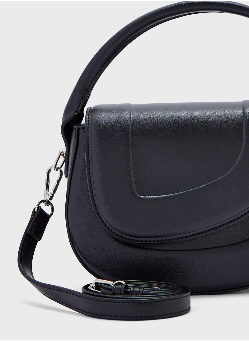 Curved Shape Satchel Bag