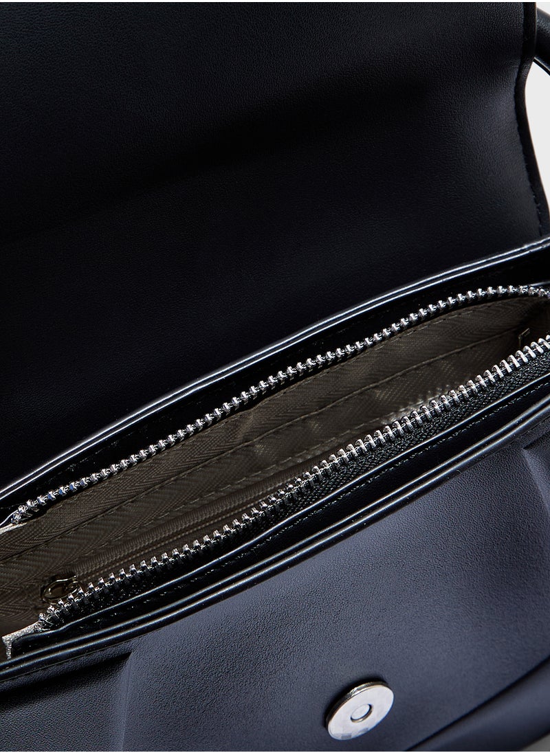 Curved Shape Satchel Bag