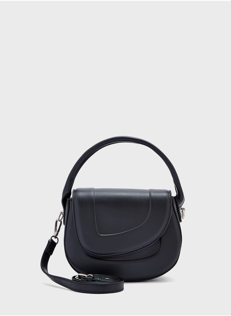Curved Shape Satchel Bag