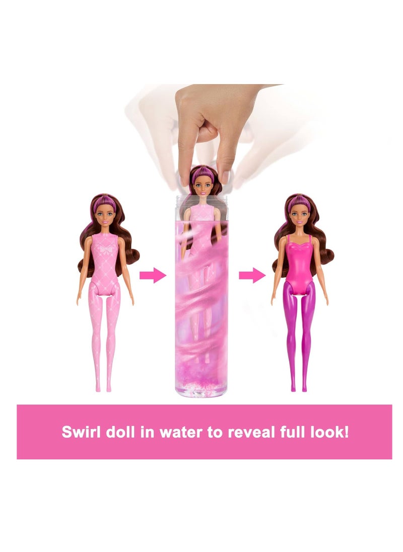 Barbie Color Reveal Doll And Accessories, Ballerina Series - 1 Piece Only, Assorted/Style May Vary