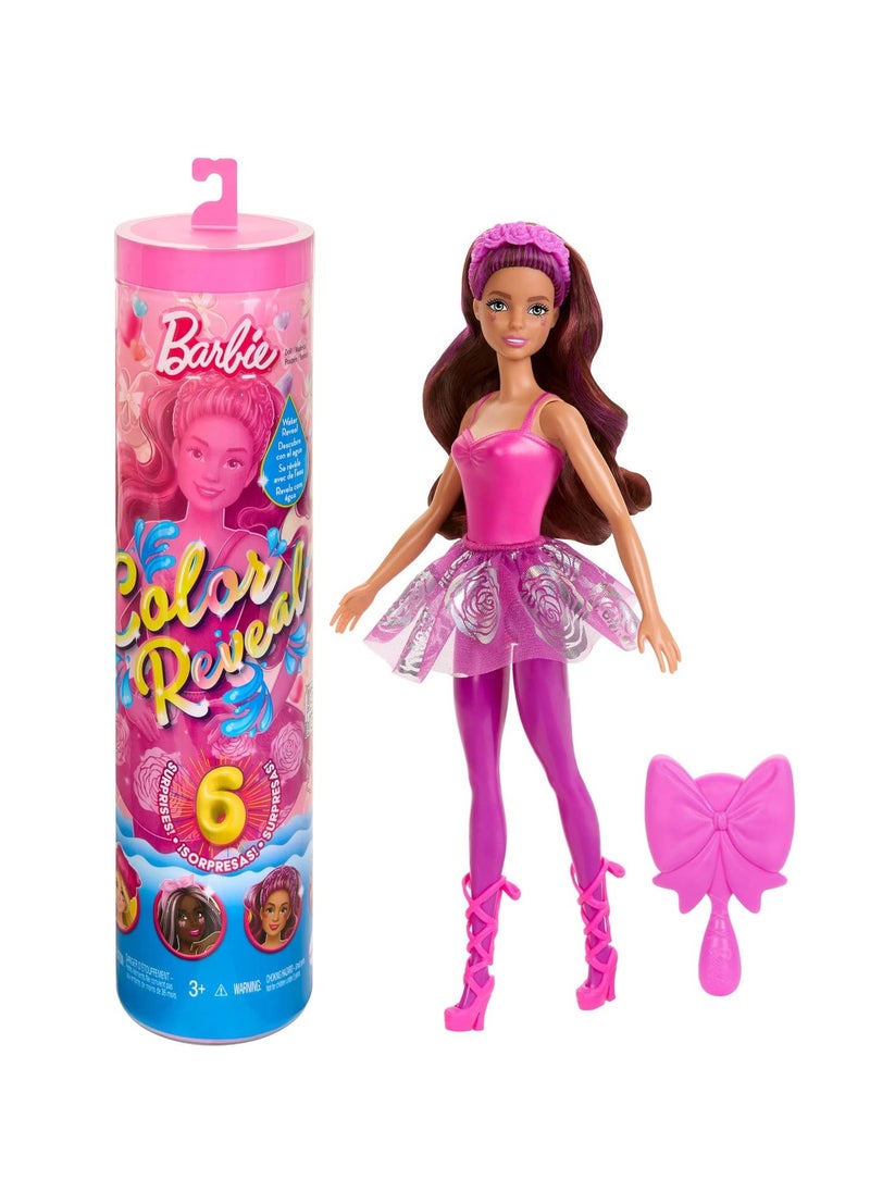 Barbie Color Reveal Doll And Accessories, Ballerina Series - 1 Piece Only, Assorted/Style May Vary