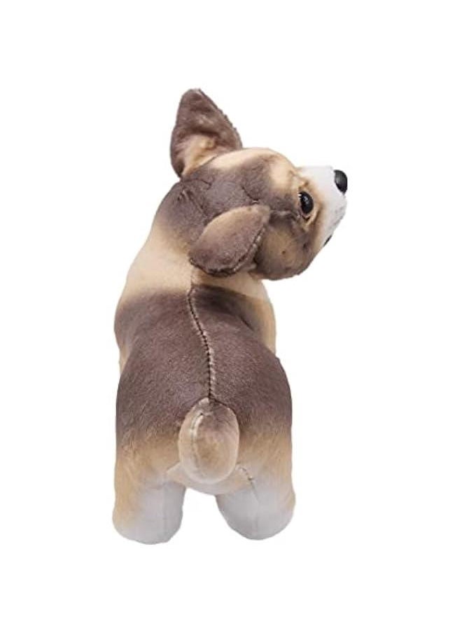 Lifelike Chihuahua Stuffed Animal Animated Plush Puppy Toy Doll Super Realistic Dogs Act Like Real  Gifts for Kids Birthday Party Dog Collection 9 Inches (Chihuahua)