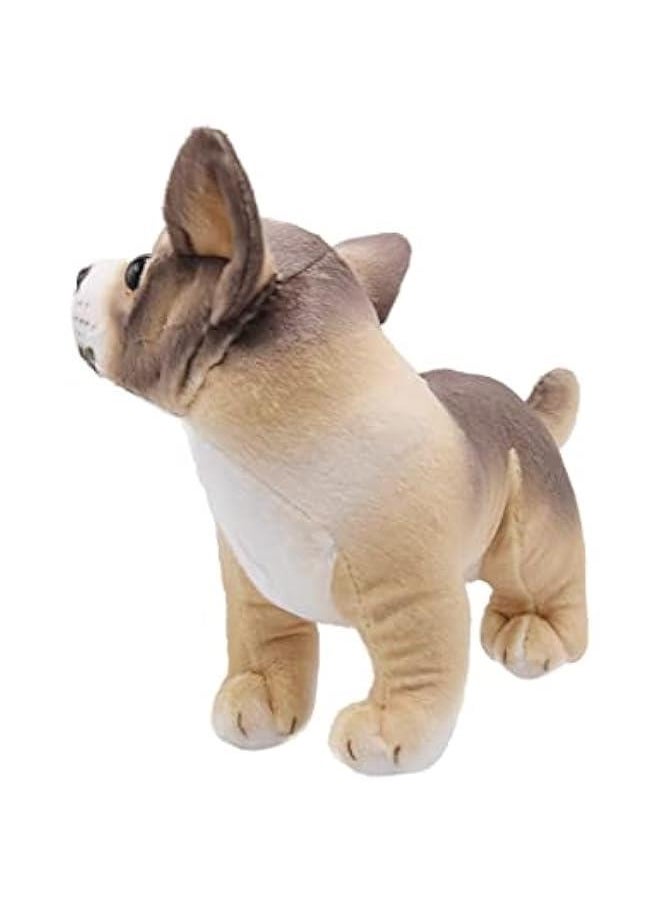 Lifelike Chihuahua Stuffed Animal Animated Plush Puppy Toy Doll Super Realistic Dogs Act Like Real  Gifts for Kids Birthday Party Dog Collection 9 Inches (Chihuahua)