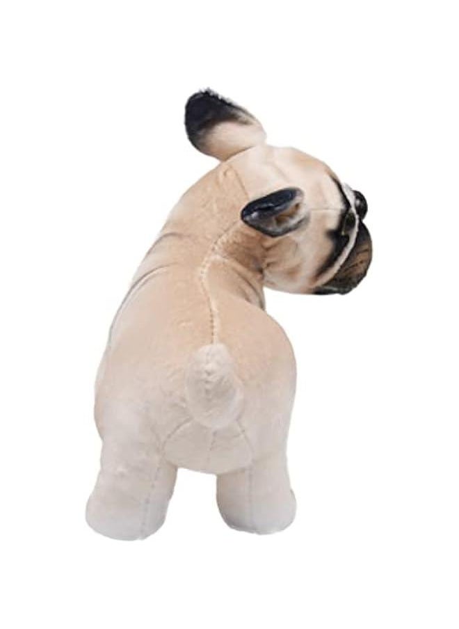 Lifelike French Bulldog Stuffed Animal Animated Plush Puppy Toy Doll Super Realistic Dogs Act Like Real  Gifts for Kids Birthday Party Dog Collection 9 Inches (Bulldog)