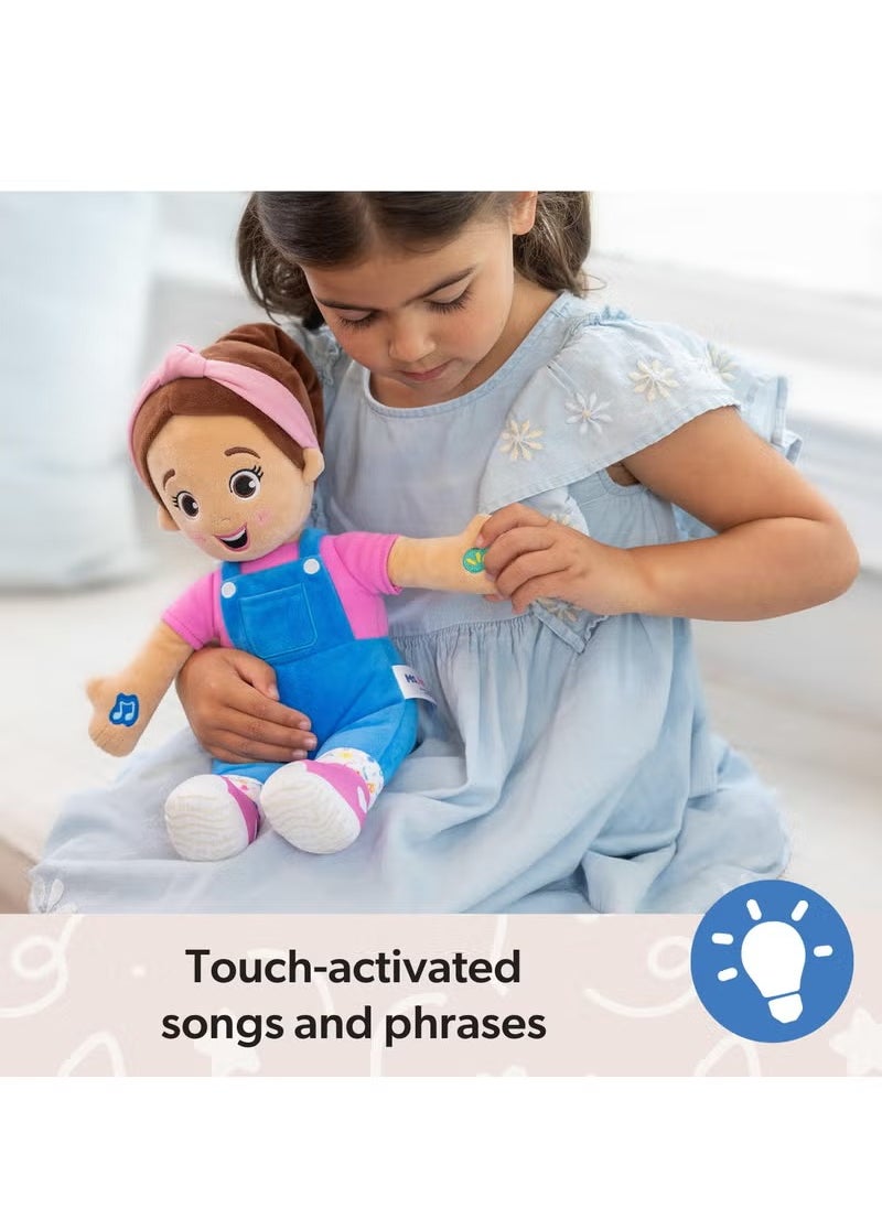 Interactive Speak & Sing Doll for Toddlers | 4 Songs & 16+ Phrases | Educational Toy for Boys & Girls Ages 6 Months to 3+ Years