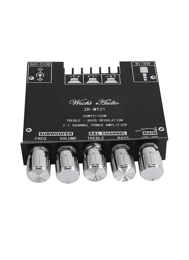 MT21 2.1-Channel BT AUX Digit Audio Power Amplifier Module High Power Sound Amp Suitable for 20-100W Horns