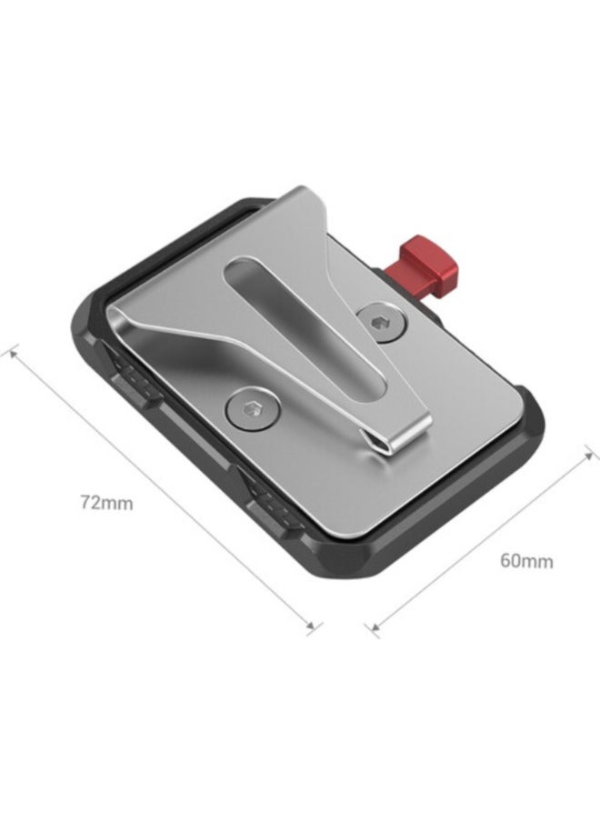 SmallRig Mini V-Lock Battery Plate with Belt Clip