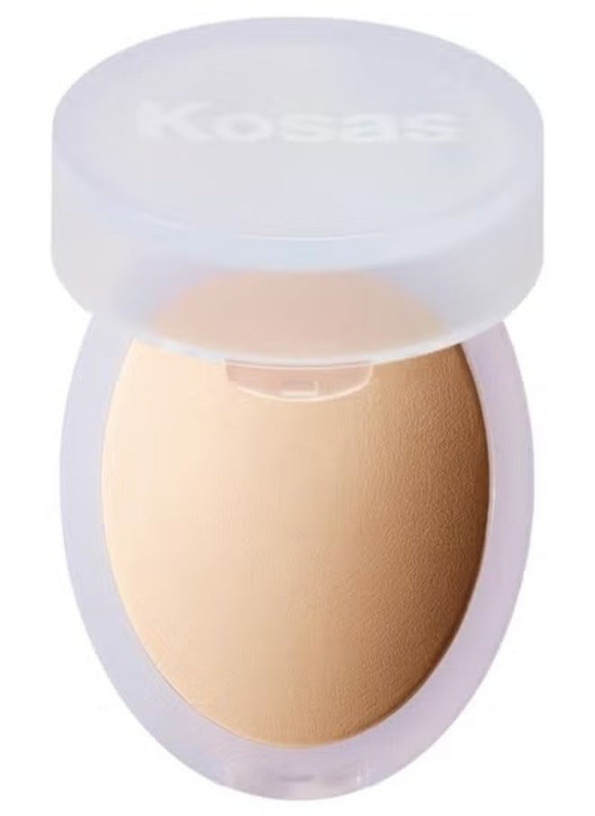 Kosas Cloud Set Baked Setting & Smoothing Talc-Free Vegan Powder,   Feathery - Sheer Light Medium 9.5g - Weightless, Sheer Finish