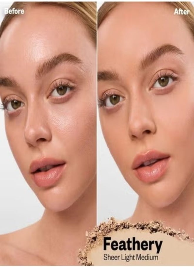 Kosas Cloud Set Baked Setting & Smoothing Talc-Free Vegan Powder,   Feathery - Sheer Light Medium 9.5g - Weightless, Sheer Finish