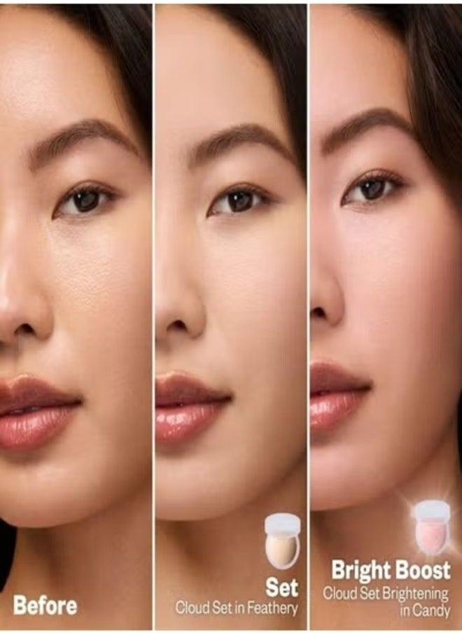 Kosas Cloud Set Baked Setting & Smoothing Talc-Free Vegan Powder,   Comfy - Sheer Medium 9.5g - Weightless, Sheer Finish