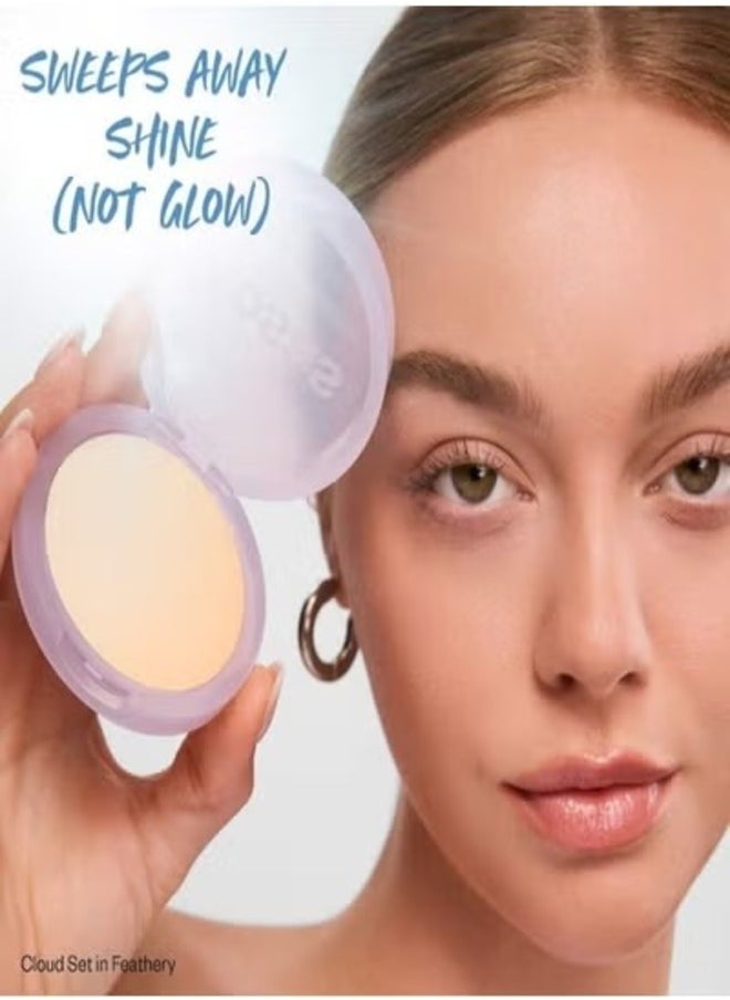 Kosas Cloud Set Baked Setting & Smoothing Talc-Free Vegan Powder,   Comfy - Sheer Medium 9.5g - Weightless, Sheer Finish