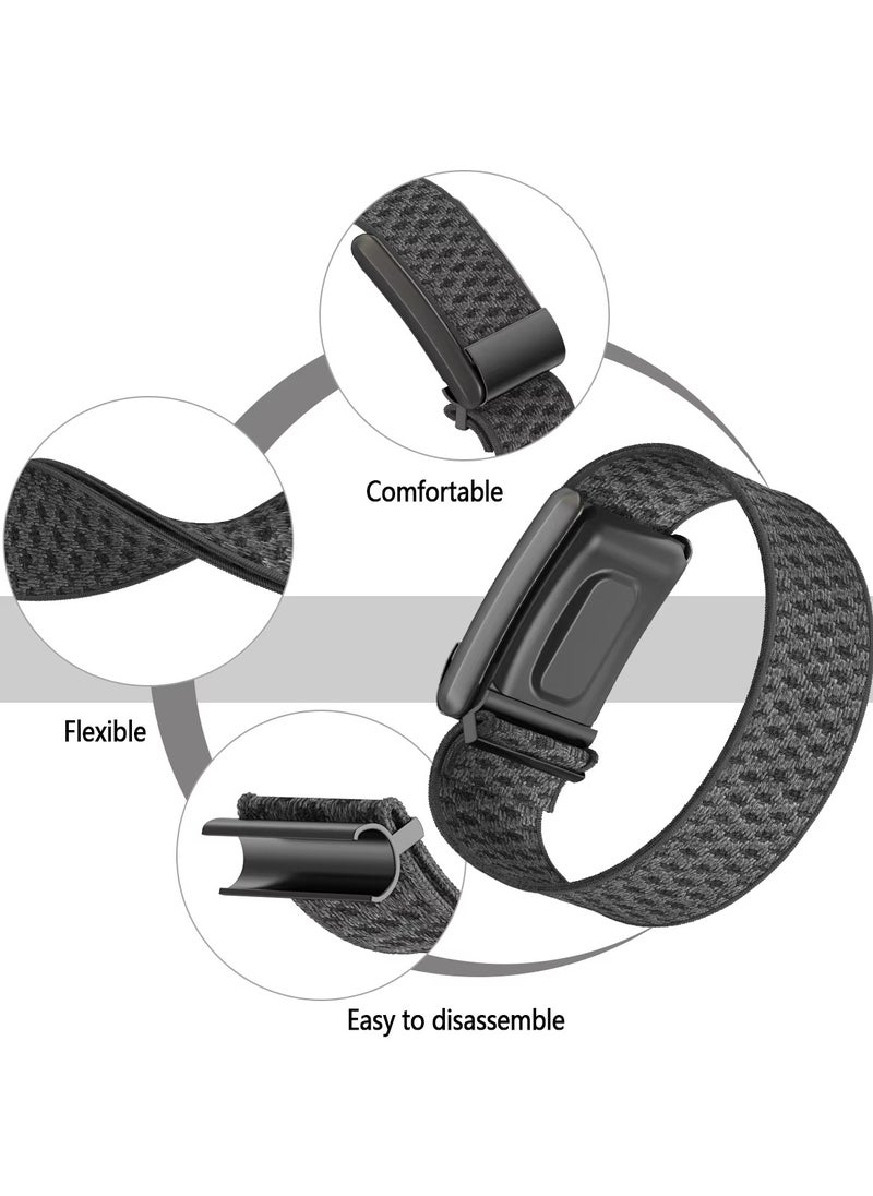 Double Color Wristband Compatible with Whoop 4.0 Straps, Adjustable Soft Sport Nylon Elastic Braided Bands Compatible with Whoop 4.0 Durable Sleep, Fitness& Activity Tracker, Comfortable & Breathable and Adjustable Wristband Replacement Strap Easy to Use and Perfect for Every Occasion