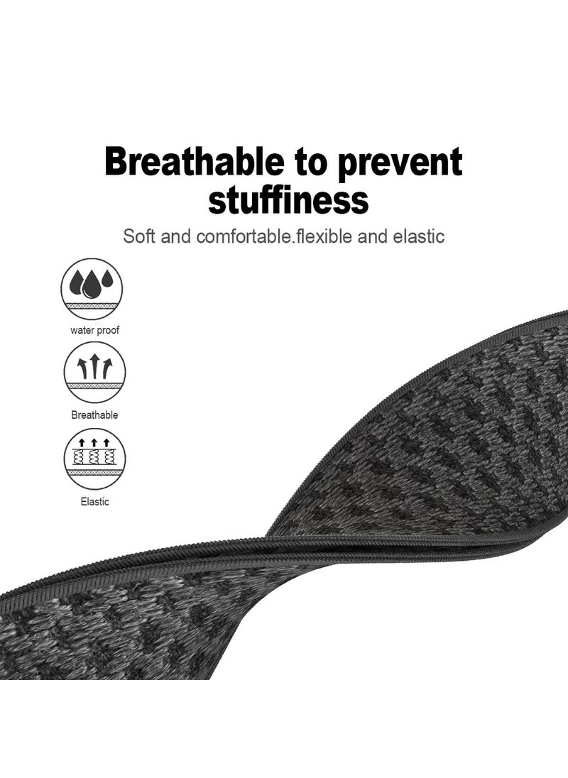 Double Color Wristband Compatible with Whoop 4.0 Straps, Adjustable Soft Sport Nylon Elastic Braided Bands Compatible with Whoop 4.0 Durable Sleep, Fitness& Activity Tracker, Comfortable & Breathable and Adjustable Wristband Replacement Strap Easy to Use and Perfect for Every Occasion