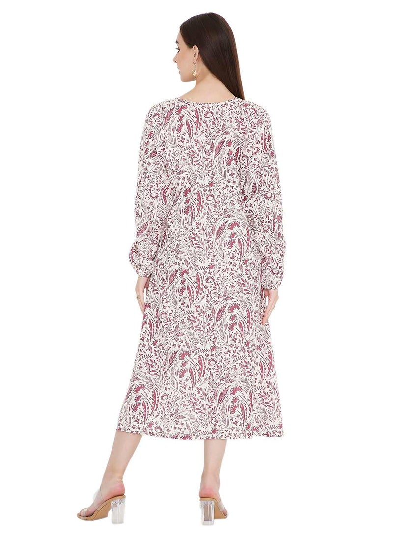 HIGH QUALITY SHORT PRINTED FARASHA ARABIC KAFTAN JALABIYA DRESS