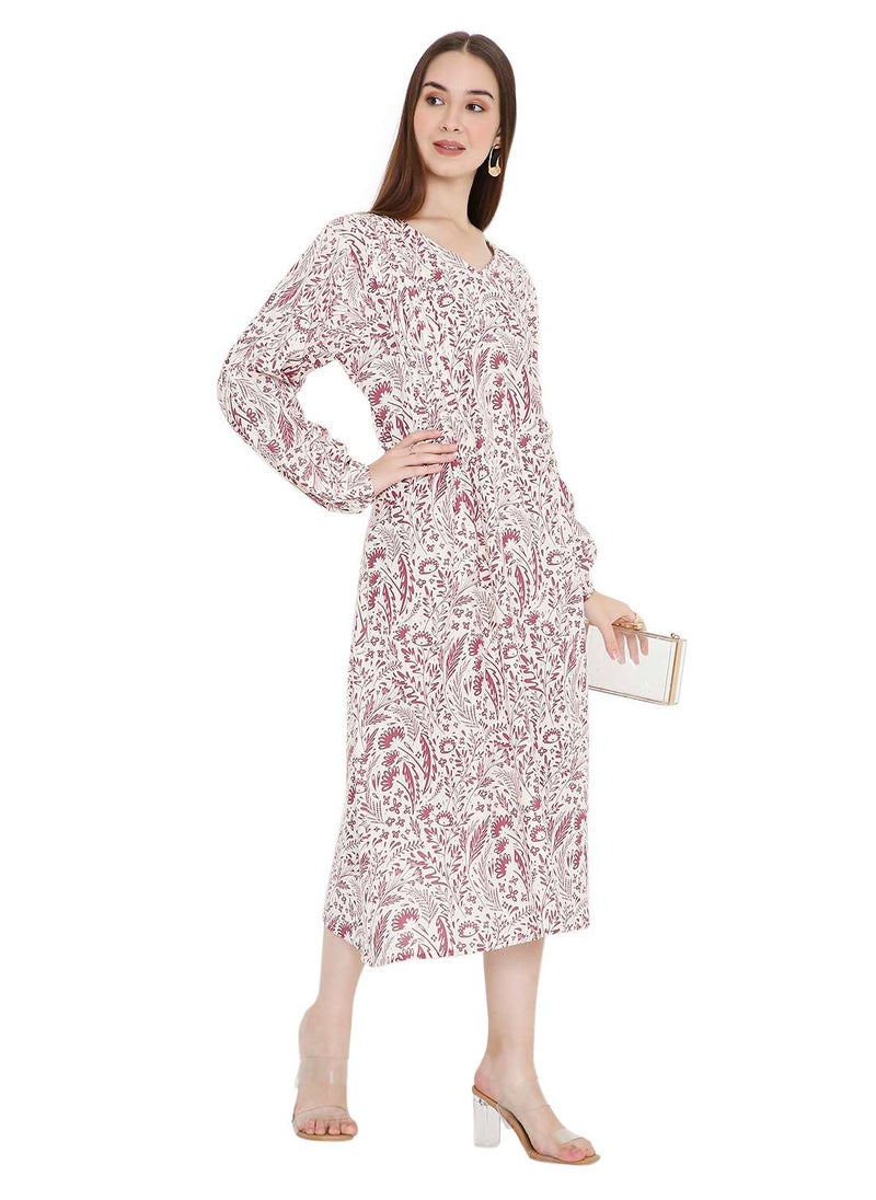 HIGH QUALITY SHORT PRINTED FARASHA ARABIC KAFTAN JALABIYA DRESS