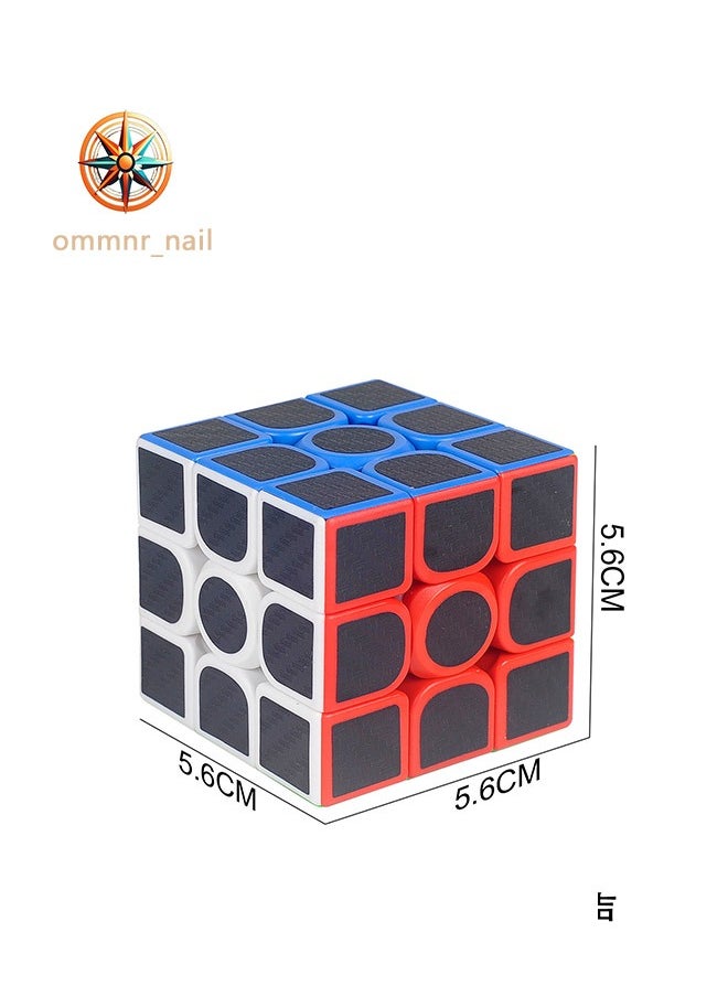 4PCS 3x3 Magic Speed magnetic sound Cube Puzzle  5.6x5.6x5.6cm