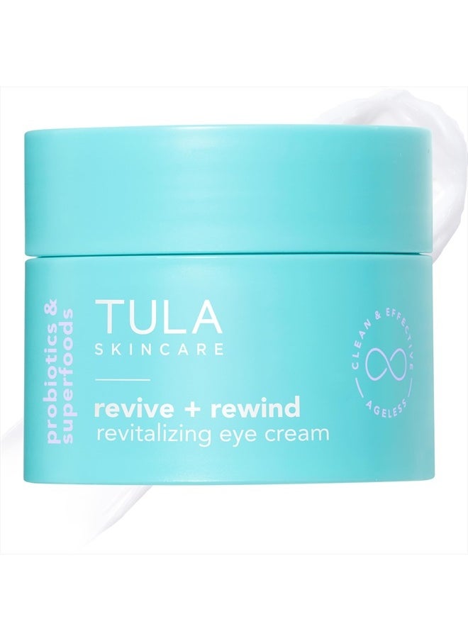 Skin Care Revive & Rewind Revitalizing Eye Cream - Smooth Fine Lines, Dark Circles & Puffiness, 0.5 oz.