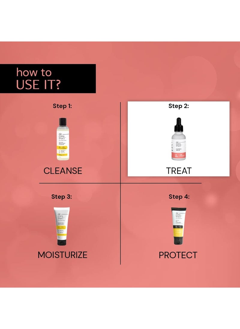 Face Serum For Acne & Dark Spots With | Reduces Pigmentation | For Clear, Blemish-Free, Bright Skin  Beginner Friendly | 30 Ml