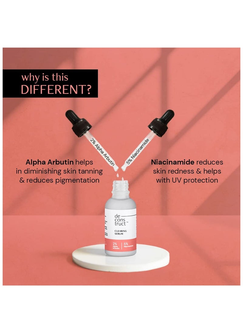 Face Serum For Acne & Dark Spots With | Reduces Pigmentation | For Clear, Blemish-Free, Bright Skin  Beginner Friendly | 30 Ml
